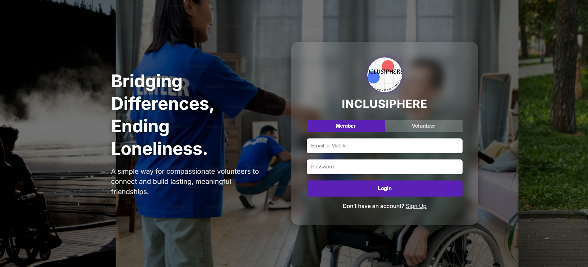IncluSiphere Project Screenshot